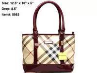 sac a main burberry nouveau mujer two rouge